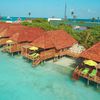 Dhigufaru beach, water bungalow