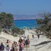 Греция, остров Крит, пляж Хриси, туристы