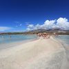 Greece, Crete island, Elafonisi beach, sandbank