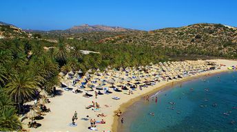 Greece, Crete island, Vai palm beach