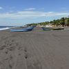 Guatemala, Monterrico beach, boats