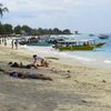 Indonesia, Gili Islands, Gili Trawangan beach, boats