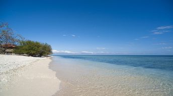 Indonesia, Gili Islands, Gili Trawangan beach, clear water