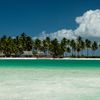 Kiribati, Kiritimati (Christmas Island), Bathing Lagoon beach, resort