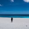 Kiribati, Kiritimati (Christmas Island), Poland beach, blue water