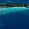 Maldives, Adaaran Club Rannalhi beach, aerial view