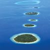 Maldives, Baa Atoll, Kendhoo, islands, aerial