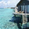 Мальдивы, Пляж Центара Рас Фуши, водное бунгало