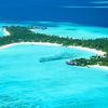 Maldives, Reethi Rah beach, aerial view
