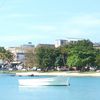 Mauritius island, Grand Baie beach, view from the sea