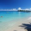 Mauritius island, Pereybere beach, clear water