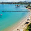 New Caledonia, Grande Terre, Anse Vata beach, pier