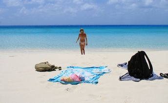 New Caledonia, Loyalty Islands, Fayaoue beach, clear water