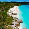 New Caledonia, Loyalty Islands, Peng beach, view from top