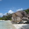 Seychelles, La Digue, Anse Pierrot beach, rocks