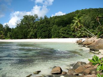 Seychelles, La Digue, Anse Severe beach