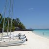 Sheraton Maldives beach, catamarans