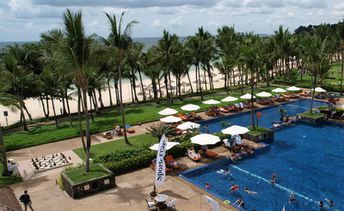 Singapore, Bintan, Lagoi beach, pool