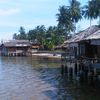 Singapore, Bintan, Trikora beach, overwater houses