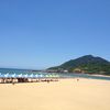 Taiwan, Fulong beach, parasols