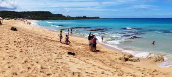 Taiwan, Kenting beach, view to the east