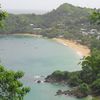 Trinidad and Tobago, Tobago, Castara Bay beach, view from top