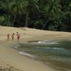 Trinidad and Tobago, Tobago, Englishman's Bay beach, wet sand