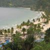 Trinidad and Tobago, Trinidad, Maracas Bay beach, view from top