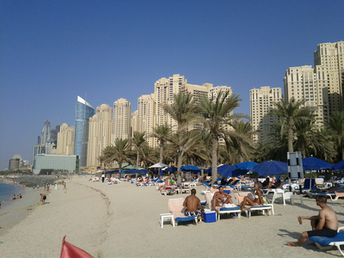 ОАЭ, Дубай, пляж отеля Sheraton Jumeirah