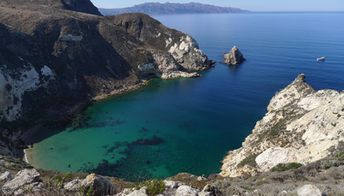 USA, California, Channel Islands, Santa Cruz island, Potato Harbor