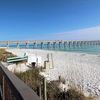 USA, Florida, Santa Rosa, Navarre Beach Park, bridge