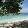 Villingili public beach, tree shadow