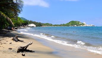 Colombia, Tayrona National Park, La Piscina beach