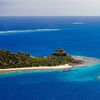 Fiji, Yasawa Islands, Nanuya Balavu island, aerial view