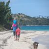 Fiji, Yasawa Islands, Tavewa island, beach walking