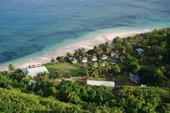 Fiji, Yasawa Islands, Waya Lailai island, hotel, view from the top