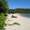 Fiji, Yasawa Islands, Yaqeta island, Navutu Stars Resort beach, sand