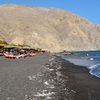 Greece, Perissa beach, mountain