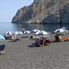 Greece, Santorini, Kamari beach, south end