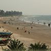 India, Goa, Arambol beach, low tide