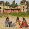 India, Goa, Mandrem beach, ruins