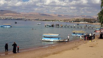 Jordan, Aqaba beach