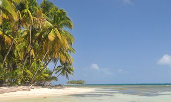 Nicaragua, Cayos Perlas beach