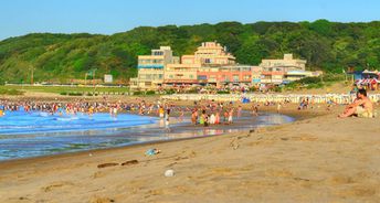 Taiwan, Baishawan beach, view to east