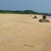 Taiwan, Penghu, Shanshui beach, sand