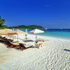 Thailand, Koh Lipe, Pattaya beach, parasols