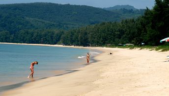 Thailand, Phuket, Bang Tao beach, bay