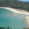 Thailand, Phuket, Nai Harn beach, aerial view