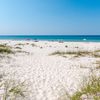 USA, Alabama, Fort Morgan beach, grass